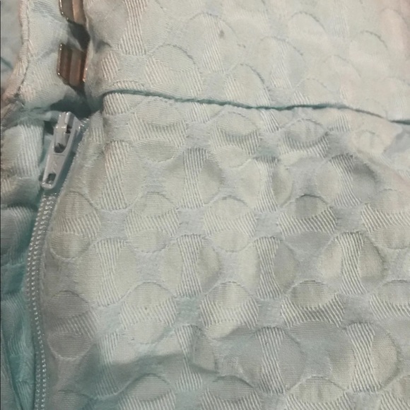 Crown & ivy scalloped floral teal summer shorts 6 - Picture 6 of 7